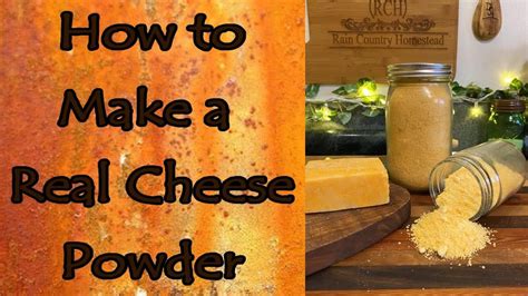 How To Make A Real Cheddar Powder Cheese Powder Smoothie Powders Cheddar Cheese Powder