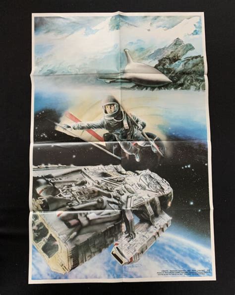 Vintage Battlestar Galactica 1978 Poster Blueprints Of Mother Ebay