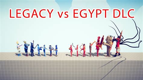 Legacy Team Vs Egypt Dlc Team Totally Accurate Battle Simulator Tabs