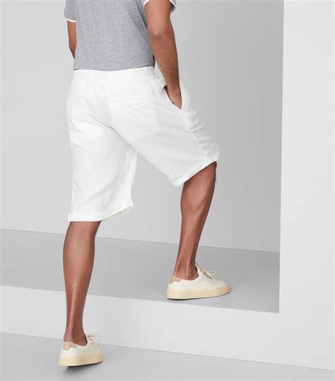 Mens Brunello Cucinelli White Linen Bermuda Shorts Harrods Us