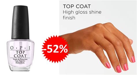 ¡Chollo! Laca de uñas TOP COAT OPI 7.89€ (-52%). | Blog de Chollos