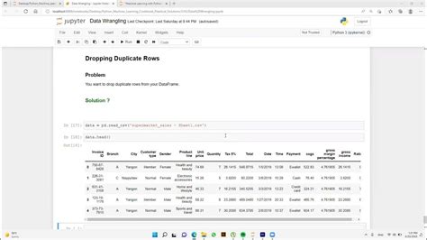 How To Drop Duplicate Rows From Dataframe Using Pandas Youtube