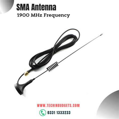 Sma Magnetic Mount Spring Antenna Dbi G G Lte Tech In Budgets