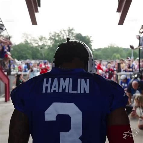 Buffalo Bills Damar Hamlin Finally Returns To Training Camp After