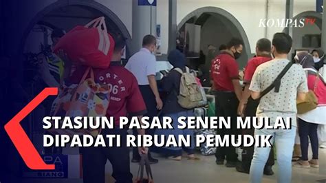 Siap Siap Mudik 20 Kereta Dari Stasiun Pasar Senen Akan Diberangkatkan