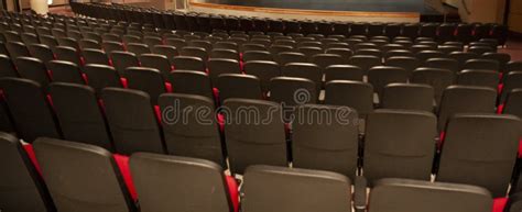 Red Theater Seats in Rows at a Theater Stock Photo - Image of presentation, entertainment: 245495640