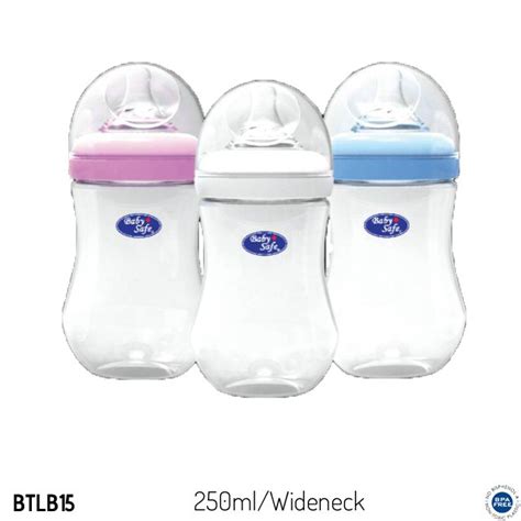 Jual Baby Safe Wide Neck Bottle 250 Ml BOTOL MINUM BAYI DOT BAYI WIDE