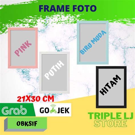 Jual Bingkai Foto Frame Lukisan X Cm Gantung Dinding Elegan Murah