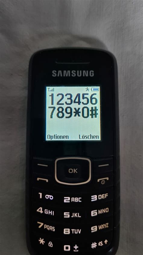 Samsung GT E1080W Schwarz Ohne Simlock Handy EBay