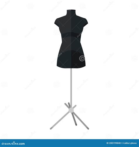 Sartorial Mannequins In Black Are Isolated On A White Background