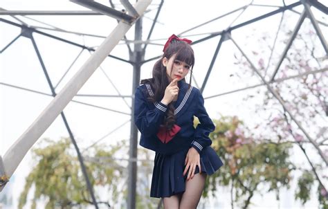 Обои girl beautiful brunette asian cute на телефон и рабочий стол раздел девушки