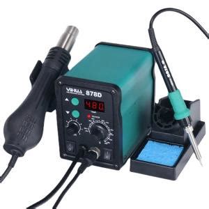 Yihua 878D 2 In 1 Anti Static Constant Temperature Digital Display Hot Air Soldering Iron