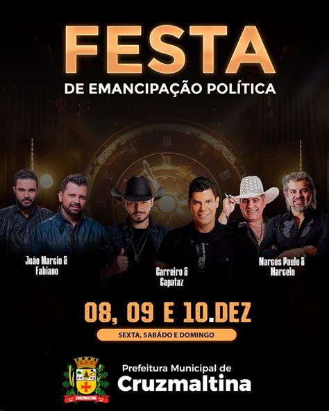 Cruzmaltina Festa De Emancipação Política Nova Era News