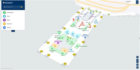 Terminal Map John F Kennedy International Airport Jfk