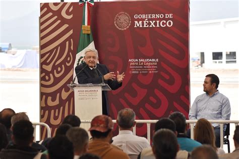 Presidente AMLO Inaugura Primera Etapa Del Proyecto Agua Saludable Para