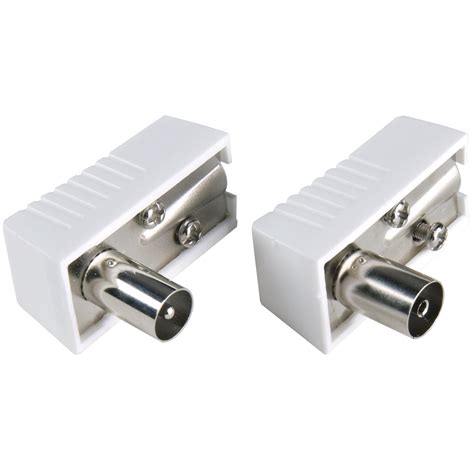 Iec Connector Aansluiten Coaxkabel Winkel