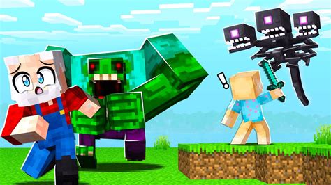 MINECRAFT Pero LOS MOBS AHORA Son MUTANTES Con PERMON Y DANY