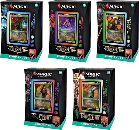 Magic The Gathering Streets Of New Capenna Commander Deck Bundle