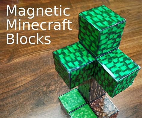 Magnetic Minecraft Blocks Minecraft Blocks Minecraft Crafts Minecraft