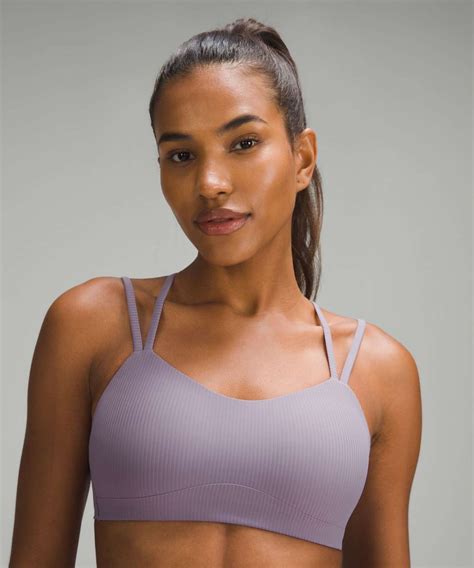 Lululemon Like A Cloud Ribbed Bra Light Support B C Cup Purple Ash Lulu Fanatics