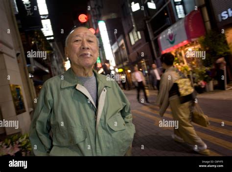 Porn Star Shigeo Tokuda Poses For A Photo In In An Entertainment District Of Central Tokyo