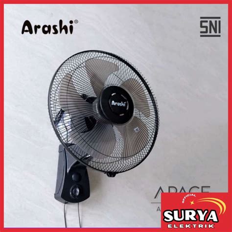 Jual Kipas Angin Dinding Wall Fan ARASHI Apache AR 228 PWF 16 Inch