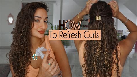 How To Refresh Fine Thin Long Curly Hair 2c 3a Easy Styling Hack