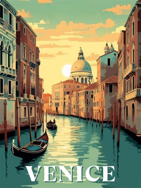 An Image Of Venice Italy Travel Poster