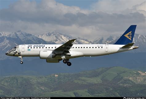 P4 KHA Air Astana Embraer E190 E2 ERJ 190 300 STD Photo By Damir