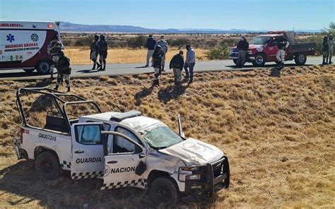 Volcadura De Patrulla De La Guardia Nacional En Durango Deja Un Occiso