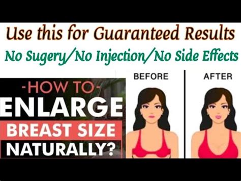 How To Get Perfect Breast Shape At Home Enlarge Your Breast Size