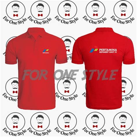 Jual Polo Shirt Pertamina Refinery Unit Iv Polo Pertamina Logo Kaos