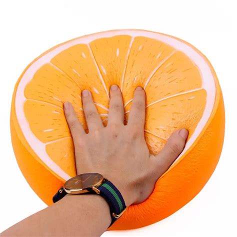 Cm Super Giant Orange Jumbo Squishy Slow Rising Soft Squeeze Kawaii