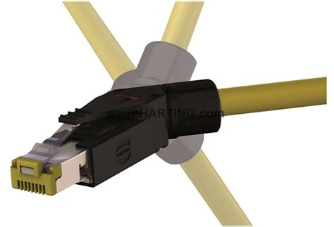 Rji 10g Rj45 Plug Cat6 8p Idc Angled Harting Technology Group