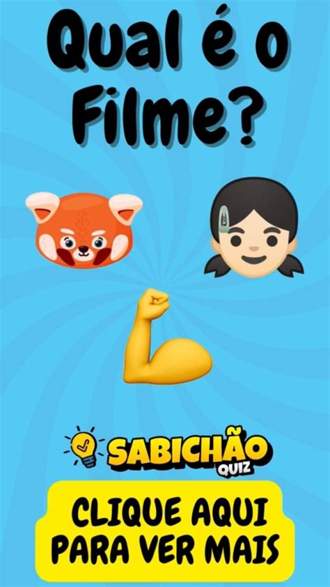 Quiz Adivinhe O Nome Do Filme Pelos Emojis Sabich O Quiz Em