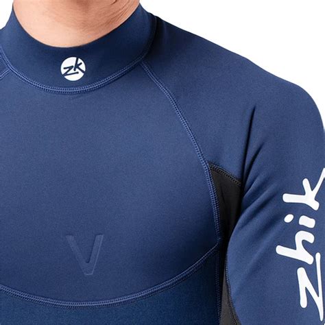 2023 Zhik Microfleece V 1mm Neoprene Long Sleeve Top DTP0520 Navy