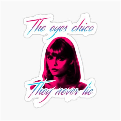 Scarface T ShirtThe Eyes Chico They Never Lie Sticker By JackPetit