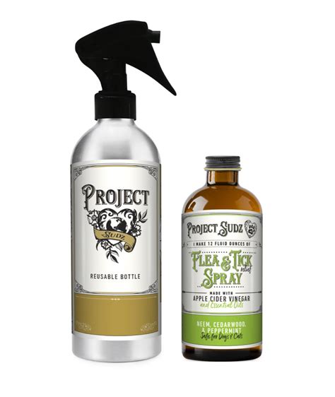 Flea and Tick Relief Spray Concentrate 4 oz – Project Sudz