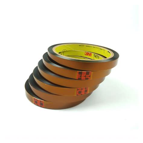 China 3m 5419 Low Static Polyimide Film Tape Heat Surfaces Protection