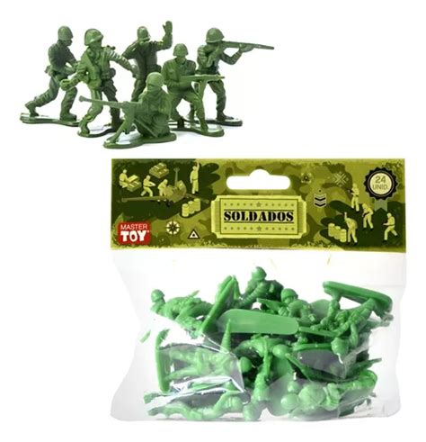 Boneco Soldadinho Militar Pl Stico Miniatura Unidades Mercadolivre