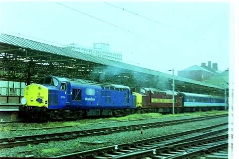 35mm Railway Colour Negative Class 37 798 And 37 670 At Crewe £195