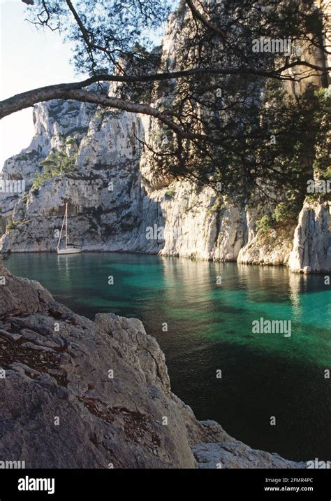 Calanque Den Vau Cassis Stock Photo Alamy