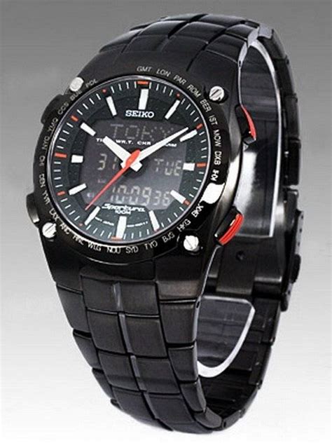 Seiko Sportura Chronograph World Timer Snj011p1 Snj011p Snj011 Nl