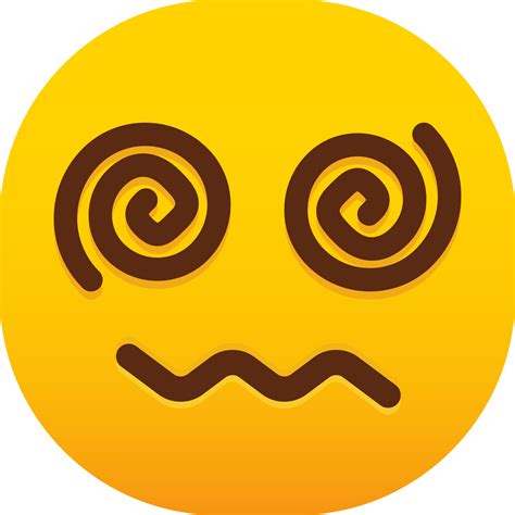 Viso Con Spirale Occhi Emoji 20522261 PNG