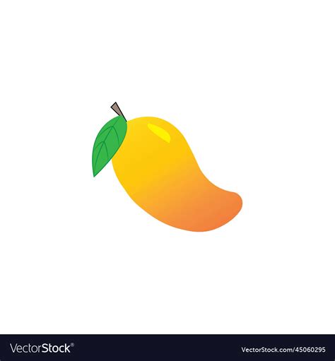 mango logo design template royalty  vector image