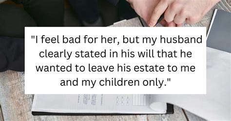 Widow Refusing To Give Stepdaughter Inheritance After Husbands Death