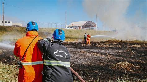 Defesa Civil Realiza Simulado De Combate Ao Fogo