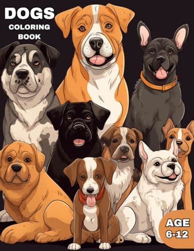 Coloring Book For The Most Famous Dog Breeds Amazing Dogs Coloring