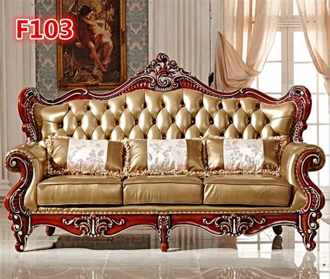 High Quality Hand Carved Sofa Set F In Living Room Sofas From