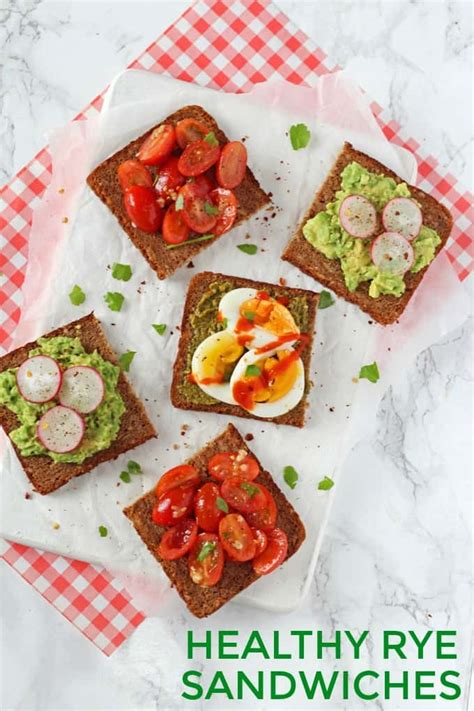 Healthy Open Rye Sandwiches - My Fussy Eater | Easy Family Recipes